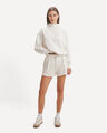 Short Blanco Pinzas,ARENA