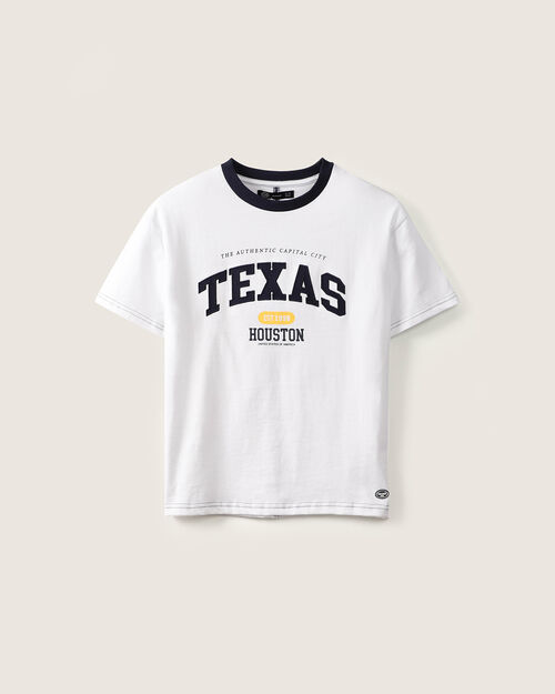 Playera Blanca Fit Relaxed