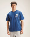 Playera Relaxed One Piece,AZUL MARINO