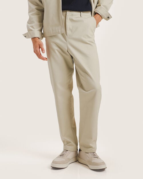 Pantal&oacute;n Fit Regular Beige