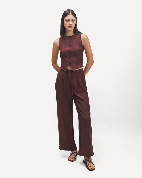 Pantal&oacute;n Rojo Jaretas