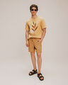Short Fit Relaxed Beige,ARENA