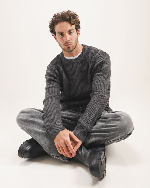 Suéter Fit Regular Gris