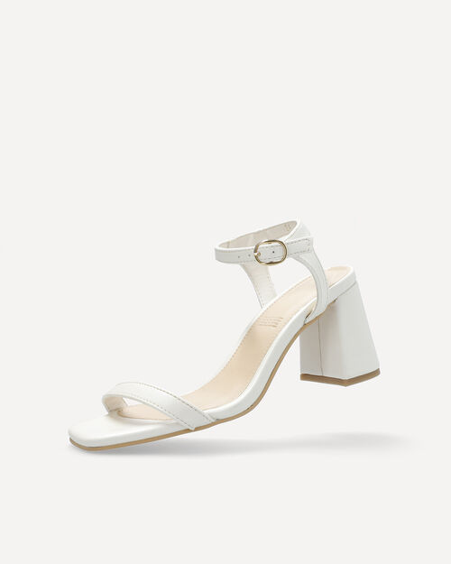 Sandalias Tac&oacute;n Blanco