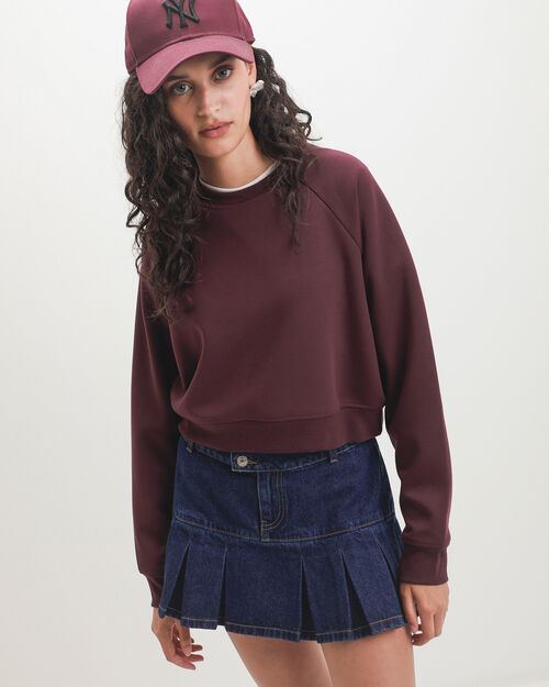 Sudadera Cerrada Roja