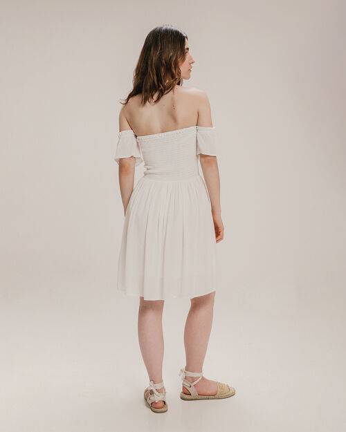 Vestido Corto Blanco
