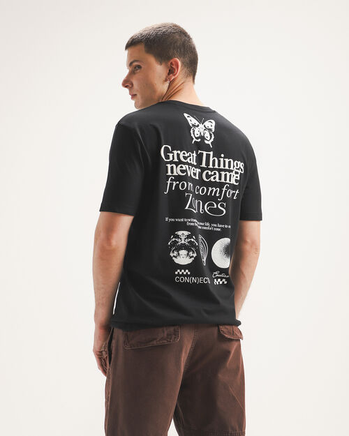 Playera Negro Con Diseño