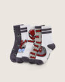 Paquete De Calcetines Spider-Man,GRIS CARBON