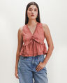 Blusa Rosa Volantes,ROSA EMPOLVADO