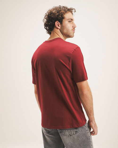 Playera Roja Estampada