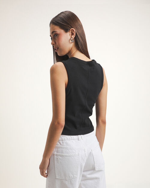 Tank Top Cuello Redondo