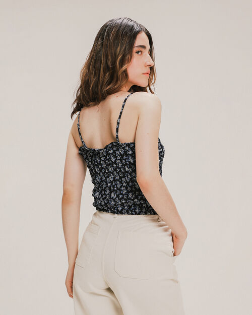 Blusa Tirantes Azul