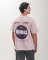 Playera Negra Estampada,ROSA EMPOLVADO