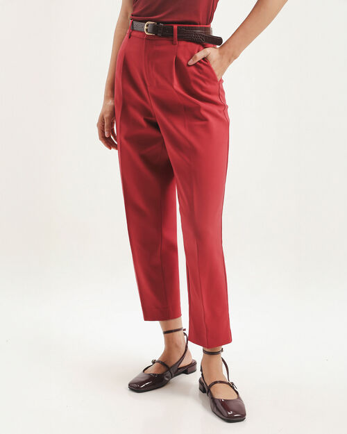 Pantalón Cropped Rojo