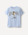 Playera Texto New York,AZUL CIELO