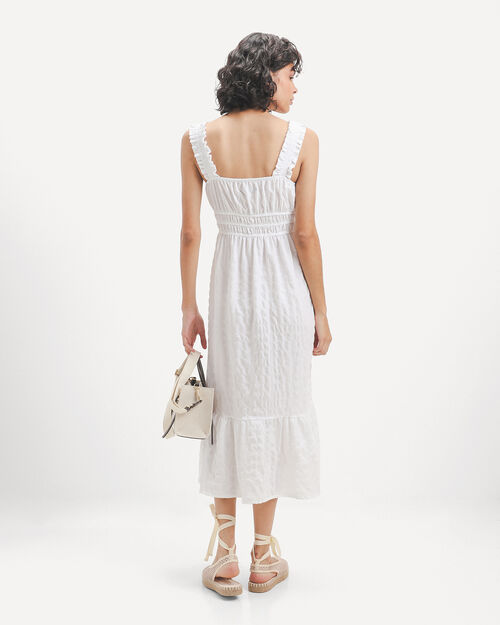 Vestido Midi Blanco