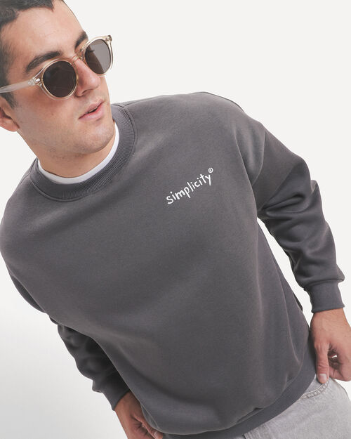Sudadera Cerrada Gris