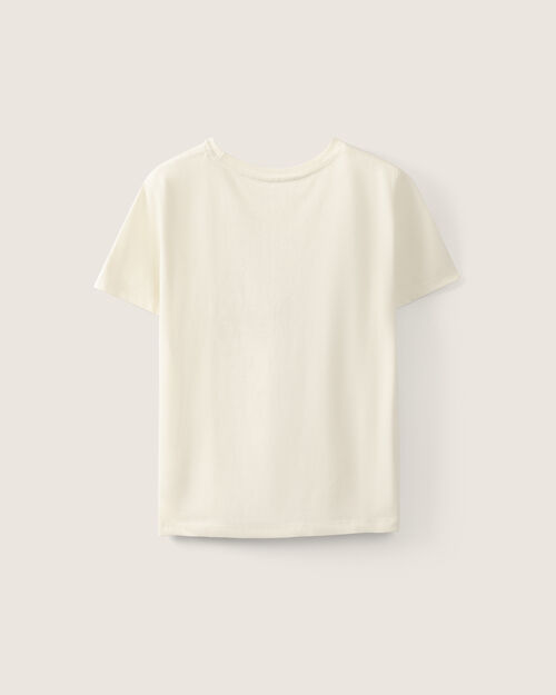 Playera Beige Estampada