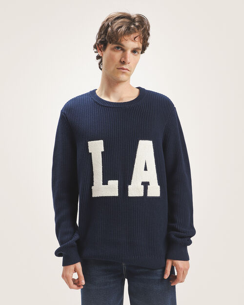 Suéter Azul Oversize