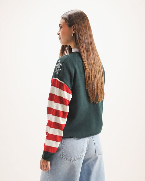 Suéter Navideño Tejido