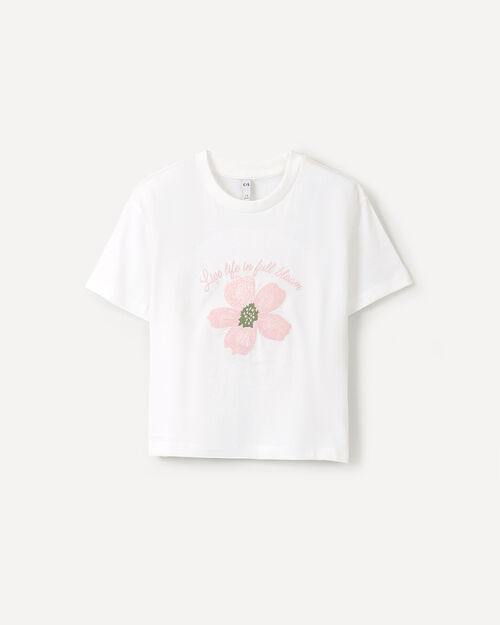 Playera Flor Boxy