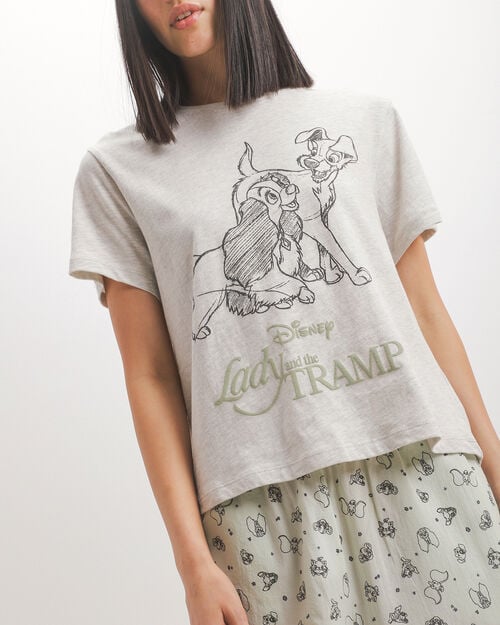 Playera La Dama Y El Vagabundo
