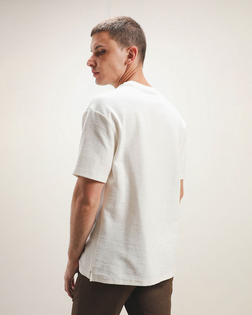 Playera Relaxed Blanca