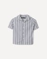 Camisa Rayas Resort,BLANCO