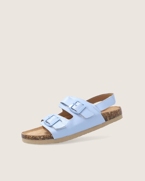 Sandalias Azules Planas