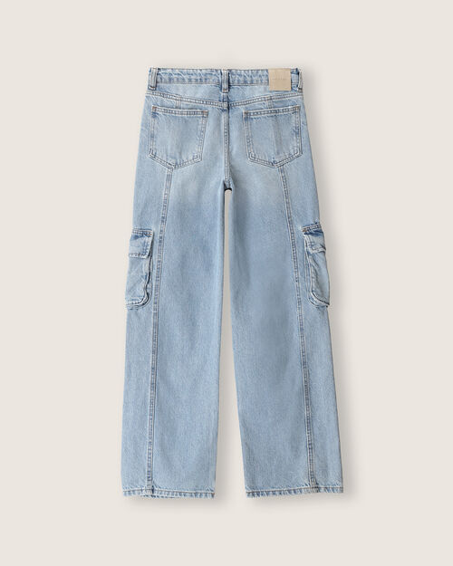 Jeans Cargo Azul