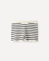 Short Tejido Rayas,BLANCO