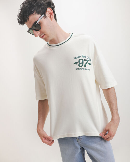 Playera Blanca Oversize