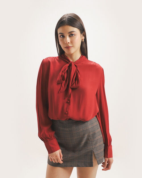 Camisa Manga Larga Roja