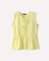 Blusa Amarilla Mo&ntilde;os,AMARILLO
