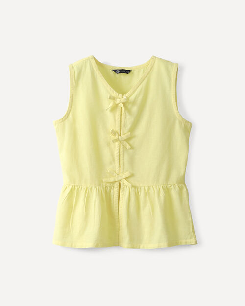 Blusa Amarilla Mo&ntilde;os