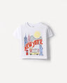 Playera Gr&aacute;fico New York,BLANCO