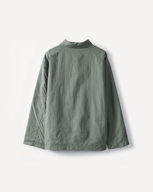 Chamarra Verde Bolsillos