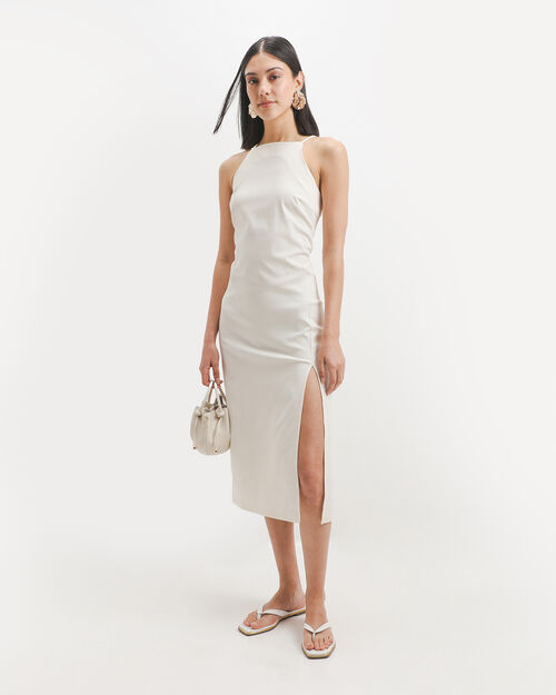 Vestido Halter Blanco