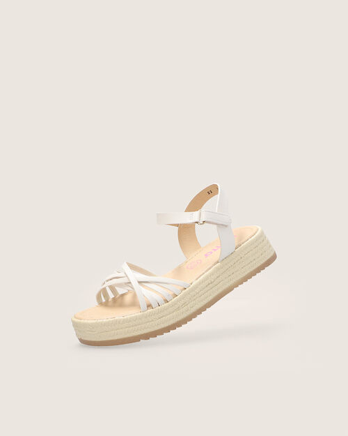 Sandalia Blanca Tiras