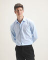 Camisa Fit Slim Rayas,AZUL P1