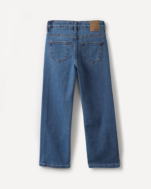 Straight Jeans Azul