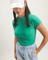 Playera Manga Corta,VERDE PASTO
