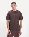 Playera Relaxed Roja,ROJO OBSCURO