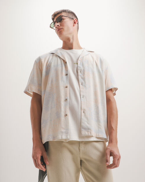 Camisa Beige Fit Relaxed