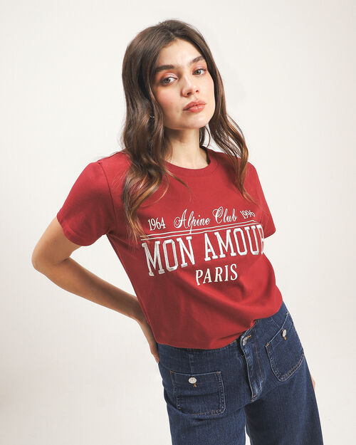 Playera Rojo Dise&ntilde;o