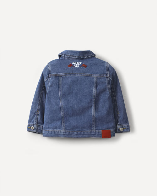 Chamarra Mezclilla Estampada