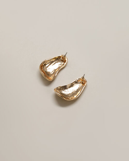 Aretes Dorados Concha