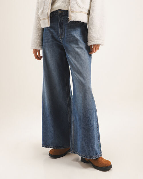 Jeans Azul Wide Leg