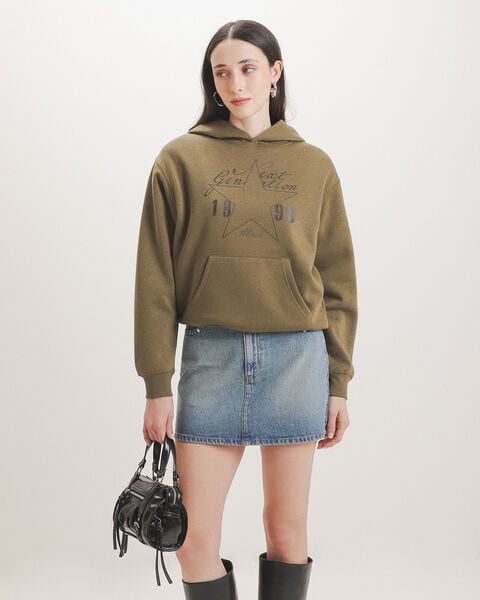 Sudadera Verde Cerrada