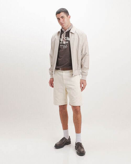 Short Beige Carpintero
